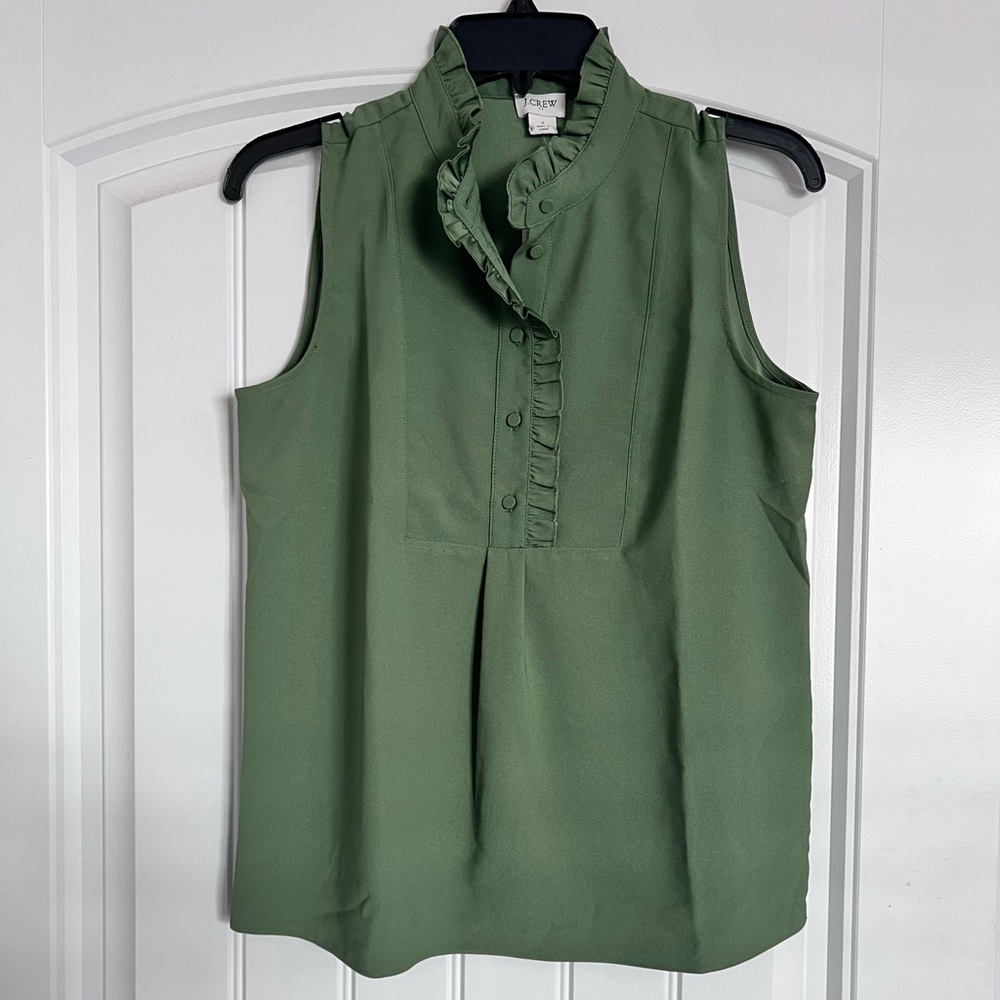 J. Crew sleeveless blouse